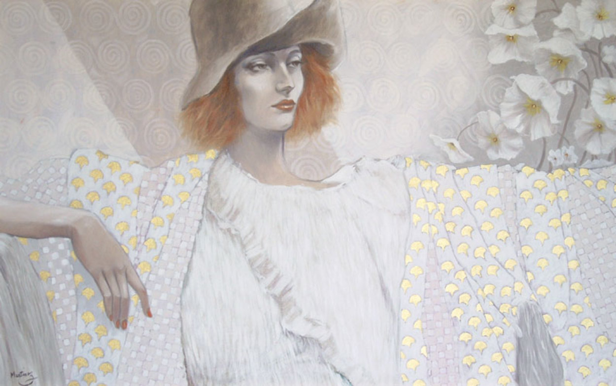 Blanche 30x48 Super Huge Original Painting by Jean-Paul Loppo Martinez Blanche 30x48 Super Huge Original Painting by Jean-Paul Loppo Martinez