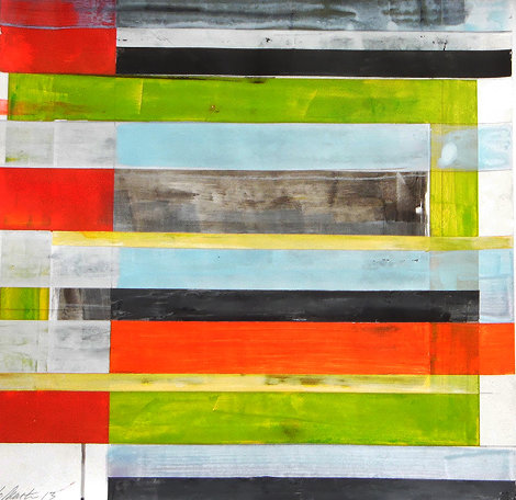 Untitled  Painting 2012 30x30 Original Painting - Lloyd Martin