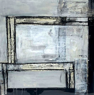 Untitled Abstraction 2005 29x29 Original Painting - Lloyd Martin Untitled Abstraction 2005 29x29 Original Painting - Lloyd Martin