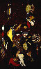 Ironic Jester 2004 72x53 Huge Original Painting by Martiros Martin Manoukian - 0