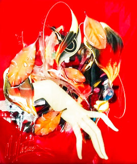 Enchantment Series 2015 32x29 Original Painting - Martiros Martin Manoukian Enchantment Series 2015 32x29 Original Painting - Martiros Martin Manoukian