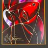 Red Ecstasy 1999 - Framed Embellished Serigraph Limited Edition Print by Martiros Martin Manoukian - 2 Red Ecstasy 1999 - Framed Embellished Serigraph Limited Edition Print by Martiros Martin Manoukian - 2