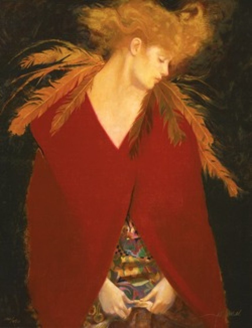 Scarlet Cloak 2006 Limited Edition Print by Felix Mas Scarlet Cloak 2006 Limited Edition Print by Felix Mas