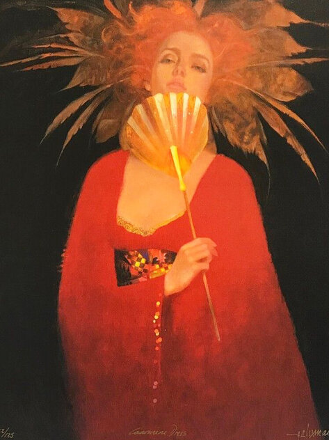 Carmine Dress 2004 Limited Edition Print by Felix Mas Carmine Dress 2004 Limited Edition Print by Felix Mas