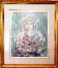 Elisa with Flowers Limited Edition Print by Francisco J. J. C. Masseria - 1