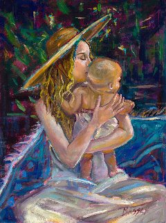 Soft Love 2018 24x18 Original Painting - Marie Massey Soft Love 2018 24x18 Original Painting - Marie Massey