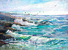 Dreams of Spanish Bay, Pebble Beach  2020 30x40 - Huge - Carmel,  Monterey,  California - Original Painting by Marie Massey - 1