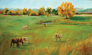 Arroyo Grande 2005 36x40 Original Painting - Marie Massey Arroyo Grande 2005 36x40 Original Painting - Marie Massey