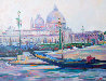 Venetian Twilight 2009 30x40  Huge Original Painting by Marie Massey - 1
