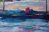 Venetian Twilight 2009 30x40  Huge Original Painting by Marie Massey - 2