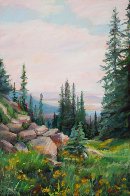 High Mountain Spring 36x24 Original Painting by Marie Massey - 1 High Mountain Spring 36x24 Original Painting by Marie Massey - 1