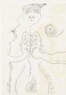 Le Fil De Ariane 1974 Limited Edition Print - Andre Masson Le Fil De Ariane 1974 Limited Edition Print - Andre Masson