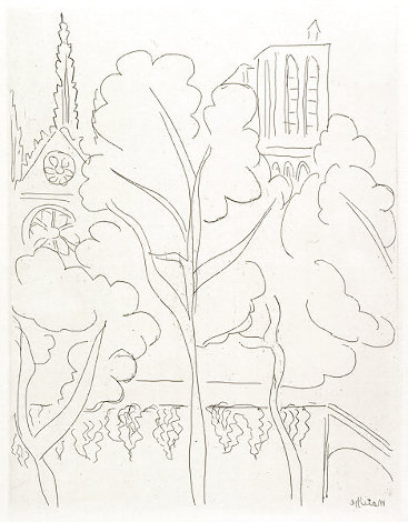 La Cite-Notre Dame 1937- France Limited Edition Print - Henri Matisse