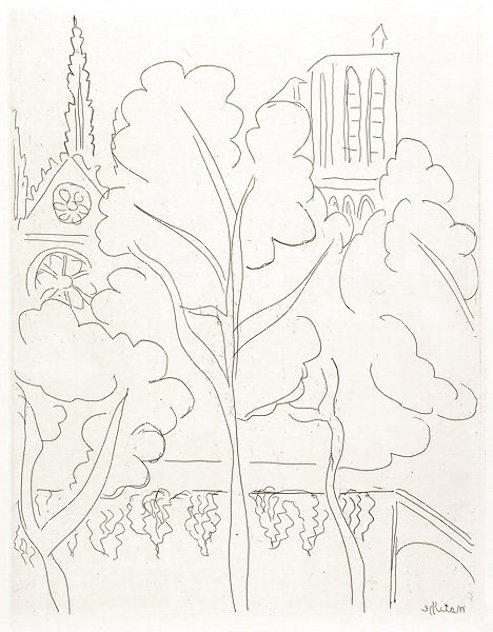 La Cite-Notre Dame 1937- France Limited Edition Print by Henri Matisse