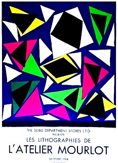 Atelier Mourlot Cut Outs Exhibition Poster 1987 Limited Edition Print - Henri Matisse Atelier Mourlot Cut Outs Exhibition Poster 1987 Limited Edition Print - Henri Matisse