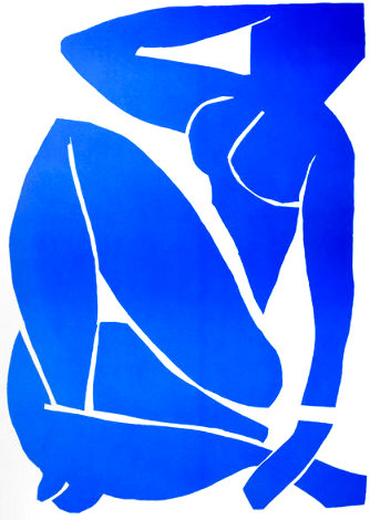 Nu Bleu III 1988-Signé Dans La Planche Suivant La Decision De La Succession on verso. Limited Edition Print - Henri Matisse