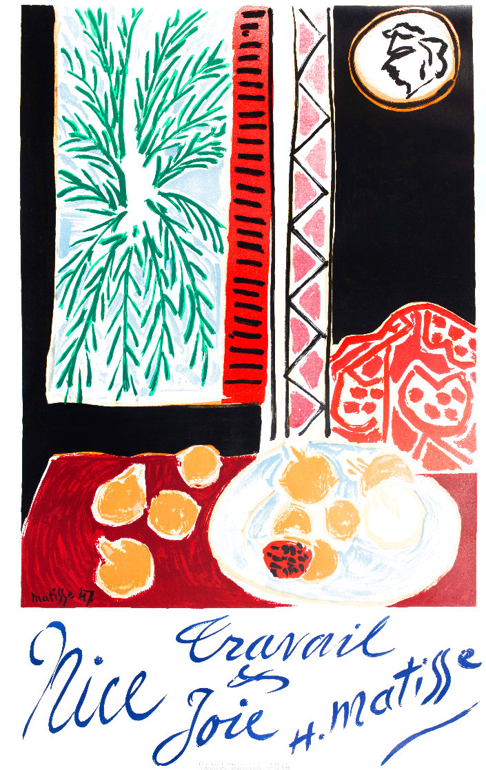 Nice, Travail Et Joie 1947 Limited Edition Print by Henri Matisse Nice, Travail Et Joie 1947 Limited Edition Print by Henri Matisse