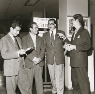 Leo With Botero, Carpena And Arboleda 1945 Photography by Leo Matiz - 0 Leo With Botero, Carpena And Arboleda 1945 Photography by Leo Matiz - 0