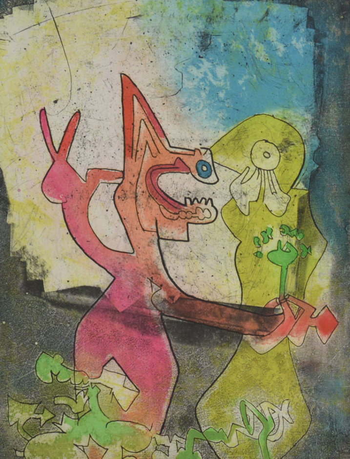 Roberto Sebastian Matta Chilean Surrealist Paintings/prints For Sale ...