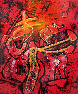 Melodia-Melodio 1986 Limited Edition Print - Roberto Sebastian Matta Melodia-Melodio 1986 Limited Edition Print - Roberto Sebastian Matta