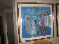 L'oeuf Du Verbe Voir, Penser L'invisible, Etoile Des Jardins, Triptych 3 (etchings) 1995 Limited Edition Print by Roberto Sebastian Matta - 3 L'oeuf Du Verbe Voir, Penser L'invisible, Etoile Des Jardins, Triptych 3 (etchings) 1995 Limited Edition Print by Roberto Sebastian Matta - 3