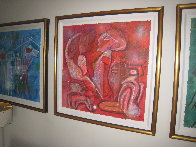 L'oeuf Du Verbe Voir, Penser L'invisible, Etoile Des Jardins, Triptych 3 (etchings) 1995 Limited Edition Print by Roberto Sebastian Matta - 4 L'oeuf Du Verbe Voir, Penser L'invisible, Etoile Des Jardins, Triptych 3 (etchings) 1995 Limited Edition Print by Roberto Sebastian Matta - 4