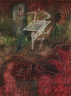 Damne Par L’arcen Ciel 1985 Limited Edition Print - Roberto Sebastian Matta Damne Par L’arcen Ciel 1985 Limited Edition Print - Roberto Sebastian Matta