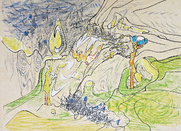 Portfolio of 5 Lithographs - Plate 2 1977 Limited Edition Print - Roberto Sebastian Matta Portfolio of 5 Lithographs - Plate 2 1977 Limited Edition Print - Roberto Sebastian Matta