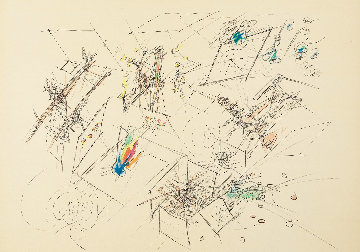 Portfolio of 5 Lithographs - Plate 1 1977 Limited Edition Print - Roberto Sebastian Matta Portfolio of 5 Lithographs - Plate 1 1977 Limited Edition Print - Roberto Sebastian Matta
