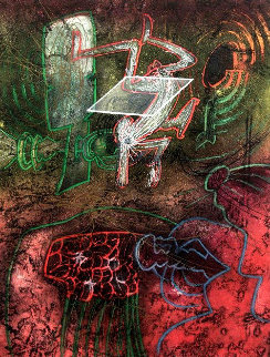 Seasons From Hell, Damne Par l\'arc En-ciel 1976 Limited Edition Print - Roberto Sebastian Matta Seasons From Hell, Damne Par l\'arc En-ciel 1976 Limited Edition Print - Roberto Sebastian Matta