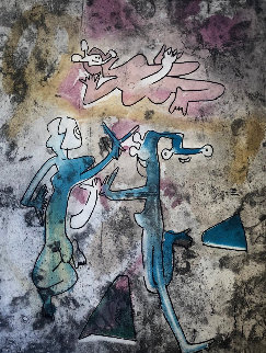 Centre Noeds - Plate IX 1974 Limited Edition Print - Roberto Sebastian Matta Centre Noeds - Plate IX 1974 Limited Edition Print - Roberto Sebastian Matta