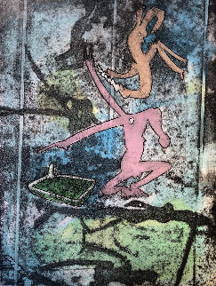 Centre Noeds - Plate X 1974 Limited Edition Print - Roberto Sebastian Matta Centre Noeds - Plate X 1974 Limited Edition Print - Roberto Sebastian Matta