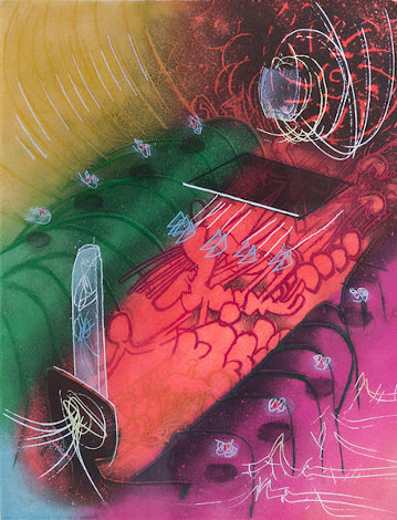 Attire Le Gai Venin (Une Saison En Enfer) 1977 Limited Edition Print - Roberto Sebastian Matta