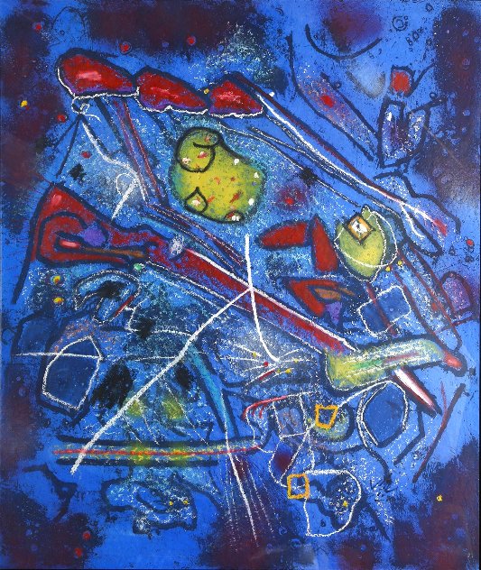Redness of Blue/New View/Melodia Set of 3 1996  HS - Huge Limited Edition Print by Roberto Sebastian Matta