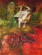 Damne Par L'arc-en-ciel (Plate 5) From the Saison En Enfer Portfolio 1977 Limited Edition Print by Roberto Sebastian Matta - 0 Damne Par L'arc-en-ciel (Plate 5) From the Saison En Enfer Portfolio 1977 Limited Edition Print by Roberto Sebastian Matta - 0