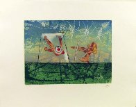 Transports Series, Archer 1976 Limited Edition Print by Roberto Sebastian Matta - 1 Transports Series, Archer 1976 Limited Edition Print by Roberto Sebastian Matta - 1