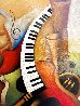 Orchestration Mosaic 49x42 - Huge Original Painting by Emanuel Mattini - 4