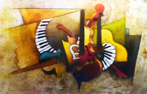 Orchestration 34x48 Works on Paper (not prints) - Emanuel Mattini