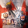 Let Freedom Ring (America Series) 50x50 Original Painting by Sid Maurer - 0 Let Freedom Ring (America Series) 50x50 Original Painting by Sid Maurer - 0