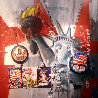Let Freedom Ring (America Series) 50x50 Huge Original Painting by Sid Maurer - 1