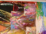 Brushes And Wine 2015 Embellished Limited Edition Print by Marko Mavrovich - 3 Brushes And Wine 2015 Embellished Limited Edition Print by Marko Mavrovich - 3