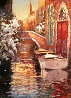 Silent Canal 2005 Embellished - Huge - Venice, Italy Limited Edition Print by Marko Mavrovich - 0