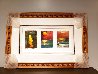 Season's 2012, Set of 3 Paintings 21x31 Works on Paper (not prints) by Marko Mavrovich - 1