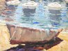 Day in Portofino 2006 - Framed Embellished Giclee on Canvas Limited Edition Print by Marko Mavrovich - 2