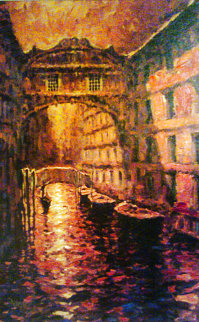 Gold of Venice 2005 Embellished - Huge - Italy Limited Edition Print - Marko Mavrovich