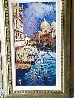 Morning on the Canal 2005 Embellished - Huge - Venice, Italy Limited Edition Print by Marko Mavrovich - 2