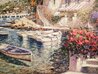 Hot July Morning 2005 - Framed  Embellished Giclee on Canvas - Huge Limited Edition Print by Marko Mavrovich - 2