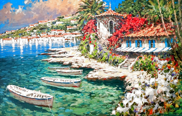 Bridge Giclee 26x26 by Marko Mavrovich - For Sale on Art Brokerage