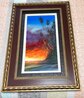 Pacific Love Story 2015 - Framed Embellished Giclee on Canvas Limited Edition Print by Marko Mavrovich - 1