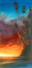 Pacific Love Story 2015 - Framed Embellished Giclee on Canvas Limited Edition Print by Marko Mavrovich - 0